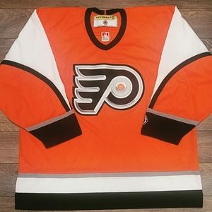 Size Adult Large KOHO Philadelphia Flyers Orange Alternate NHL Hockey Jersey